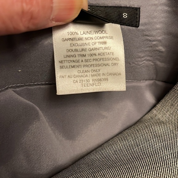 TEENFLO | Light Wool Skirt with Corset Waist - sz 8 - Picture 10 of 10